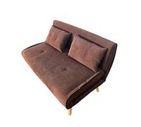 CONCEPTO FÁBRICA | Sofá Convertible de 2 plazas de pana | Diseño Ennis Chocolate | Sofá Cama | Estilo Moderno | Comodidad Óptima | Respaldo Ajustable Multiposición | Cojines Esponjosos