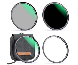 Concepto K&F 72 mm MACV MCUV CPL fijo ND1000 Magnetic Basic Ring 4-in-1 Lens Filters Kit con 28 entradas mltiples para lentes de cmara (serie Nano-