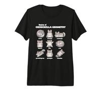 Conceptos Básicos De La Geometría De Chinchilla Divertida Camiseta Premium