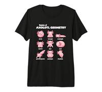 Conceptos Básicos De La Geometría del Axolotl Profesor De Camiseta Premium