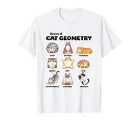Conceptos Básicos De La Geometría del Gato Profesor De Camiseta