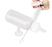 Conceptos básicos para cachorros - Kit de botella de lactancia materna de 50 ml | Tetina Antigoteo Set para conejos, ardillas, apoyo diario para lactancia, animales pequeños, viajes, picnic, clínica