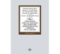 Conceptos para el estudio del derecho administrativo laboral en el grado (Derecho - Biblioteca Universitaria de Editorial Tecnos)