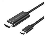 Conceptronic ABBY04B Cable USB-C Macho a HDMI Macho 4K 2m Negro
