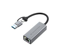 CONCEPTRONIC ABBY08G - Adaptador de Red USB a Gigabit (USB3.2, Gen 1, RJ45)