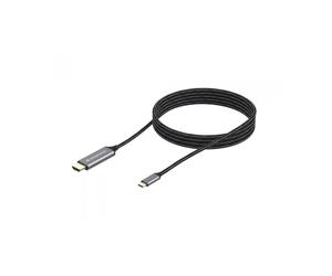 Conceptronic ABBY10G adaptador de cable de vídeo 2 m USB Tipo C HDMI Gris