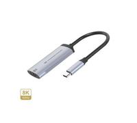Conceptronic abby23g adaptador gráfico usb 7680 x 4320 pixeles plata
