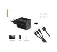 Conceptronic althea16b cargador de dispositivo móvil universal negro