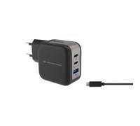 Conceptronic ALTHEA17B cargador de dispositivo móvil Universal Negro Corriente alterna Carga rápida Interior