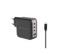 Cargador de pared conceptronic althea18b 100w 3x usb tipo c 1x usb tipo a