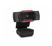Conceptronic AMDIS 1080P FHD cámara web 1920 x 1080 Pixeles USB 2.0 Negro, Rojo