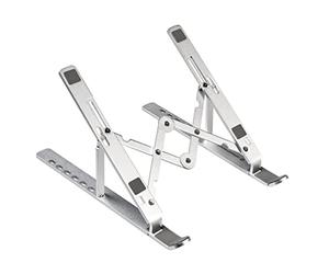 Conceptronic Base REFRIGERACION ERGONOMICA DE Aluminio Plegable para PORTATILES