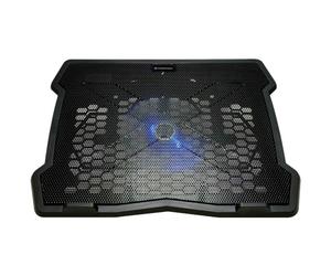 CONCEPTRONIC Base refrigerante conceptronic Almohadilla Fria 15 6p iluminacion Azul Negro THANA05B