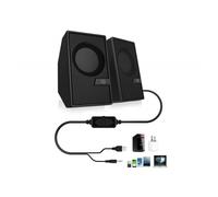 Conceptronic BJORN02B altavoz De 2 vías Negro Inalámbrico y alámbrico 6 W