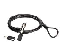Conceptronic Candado con Llave para Portátil Nano Lock Slot 1.8m Negro