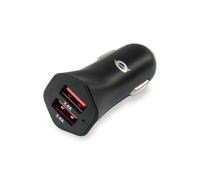 Cargador coche conceptronic carden04b 2 puertos usb tipo a 4.8a 24w