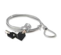 Conceptronic CCTK385 - Cable de Seguridad Kensington para Portátil, Acero 1.5m con 2 Llaves, Antirrobo para Ordenadores Portátiles
