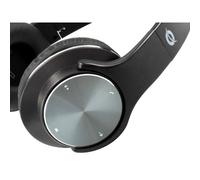 Conceptronic - CHSPBTNFCSPKB auricular y casco Auriculares Diadema Conector de 3,5 mm MicroUSB Bluetooth Negro