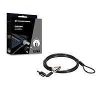 CONCEPTRONIC CUSTODIO02BS - Candado para portátil (1,8 m, con Llave)