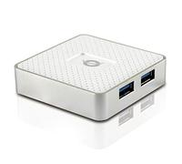 Conceptronic Hub Hubbies 4 puertos USB 3.0 Alimentado Blanco