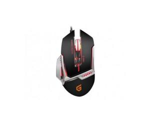 Conceptronic DJEBBEL 8 Ratón Gaming 4000DPI Alta sensibilidad Botones programables Negro/Plata