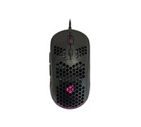 Conceptronic DJEBBEL04B - Ratón para Juegos (USB, 6400 dpi, Sensor IC, Carcasa de diseño de Panal), Color Negro