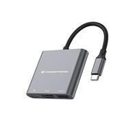 Conceptronic DONN01G adaptador 3 en 1 USB-C