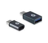 Conceptronic Adaptador USB-C -> USB 3.0 + Micro USB 2 Pack sw