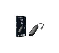 Conceptronic - DONN08B base para portátil y replicador de puertos USB 3.2 Gen 1 (3.1 Gen 1) Type-C Negro