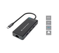 Conceptronic DONN14G Estación Docking para Laptop con USB 3.2, 4K 60 Hz, Gris