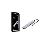 Conceptronic - DONN19G - Estación de acoplamiento 7 en 1 USB 3.2 Gen 1, HDMI, USB-A 3.0 x 3, SD, TF/MicroSD, USB PD 100 W