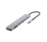 Estación de acoplamiento USB-C 7 en 1 (USB/HDMI/2xUSB-A/USB-C/SD/MicroSD) - CONCEPTRONIC