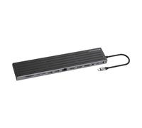 Conceptronic DONN32B 14-in-1 MST Docking Station USB 3.2 Gen 1, HDMI x 2, DP, Gb