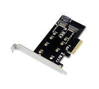 Conceptronic EMRICK04B - Adaptador de Tarjeta PCI Express 2 en 1 M.2 SSD PCIe