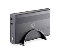 Conceptronic Grab'n'Go - Caja de Almacenamiento 3.5" (SATA, USB 2.0) Gris