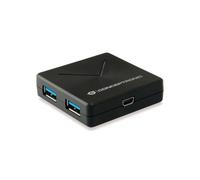 Conceptronic Concentrador HUBBIES02B USB 3.0 Type-A 5000 Mbit/s Negro