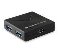 Conceptronic HUBBIES02B Hub 4 Puertos USB 3.0 - Adaptador