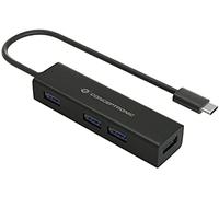 Conceptronic HUB 4 Puertos USB-C USB 3.0 - Adaptador