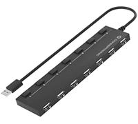 Conceptronic hubbies08b hub de interfaz usb 2.0 480 mbit/s negro