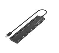 Conceptronic HUBBIES08B USB Hub 7-Port 2.0/7 x 2.0 / Extra without Power Supply/