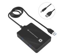 Conceptronic Hub base para portátil HUBBIES11B 4 puertos USB 3.2 Gen1 Type-A 90 cm Negro