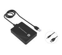 Conceptronic Hub base para portátil HUBBIES11B 4 puertos USB 3.2 Gen1 Type-A 90 cm Negro