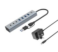 CONCEPTRONIC HUBBIES20GP 7 porte USB 3.2 Gen 1 Hub con alimentator (PLAYSTATION)