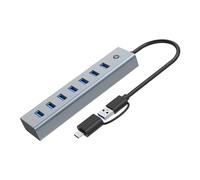 Hub conceptronic hubbies21g usb 3.0 - usb tipo c 7 en 1