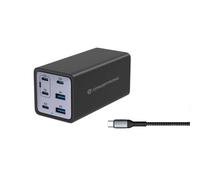 Conceptronic OZUL06BE GaN 200 W - Cargador USB-C 6 puertos
