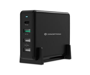 `CONCEPTRONIC Ladegerat 4Port 65W,1xUSB-C/3xUSB-A` ACC NUEVO