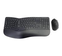 Conceptronic Juego de teclado y ratón ORAZIO02IT Ergo — ergonómico, ratón vertical, teclado italiano