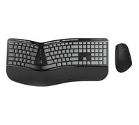 CONCEPTRONIC ORAZIO02US Ergo Wireless Ergonomic Keyboard and Mouse Set, QWERTY E