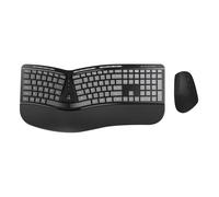 Conceptronic ORAZIO02US Ergo - Juego de Teclado y ratón ergonómico inalámbrico, QWERTY EN (US)