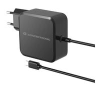 Conceptronic OZUL05BE Cargador de Pared USB-C PD 3.0 100W GaN Negro